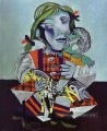 Maya Picassos Fille avec une poupée 1938 cubisme Pablo Picasso